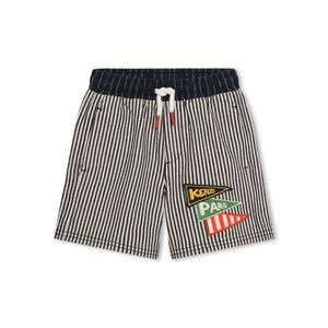 Kenzo Kids Navy and White Striped Shorts